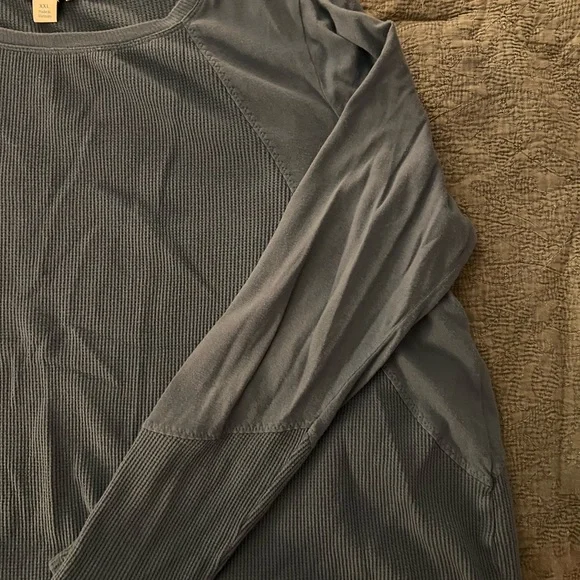 Women's Blue Long Sleeve Top - Picture 2 of 6